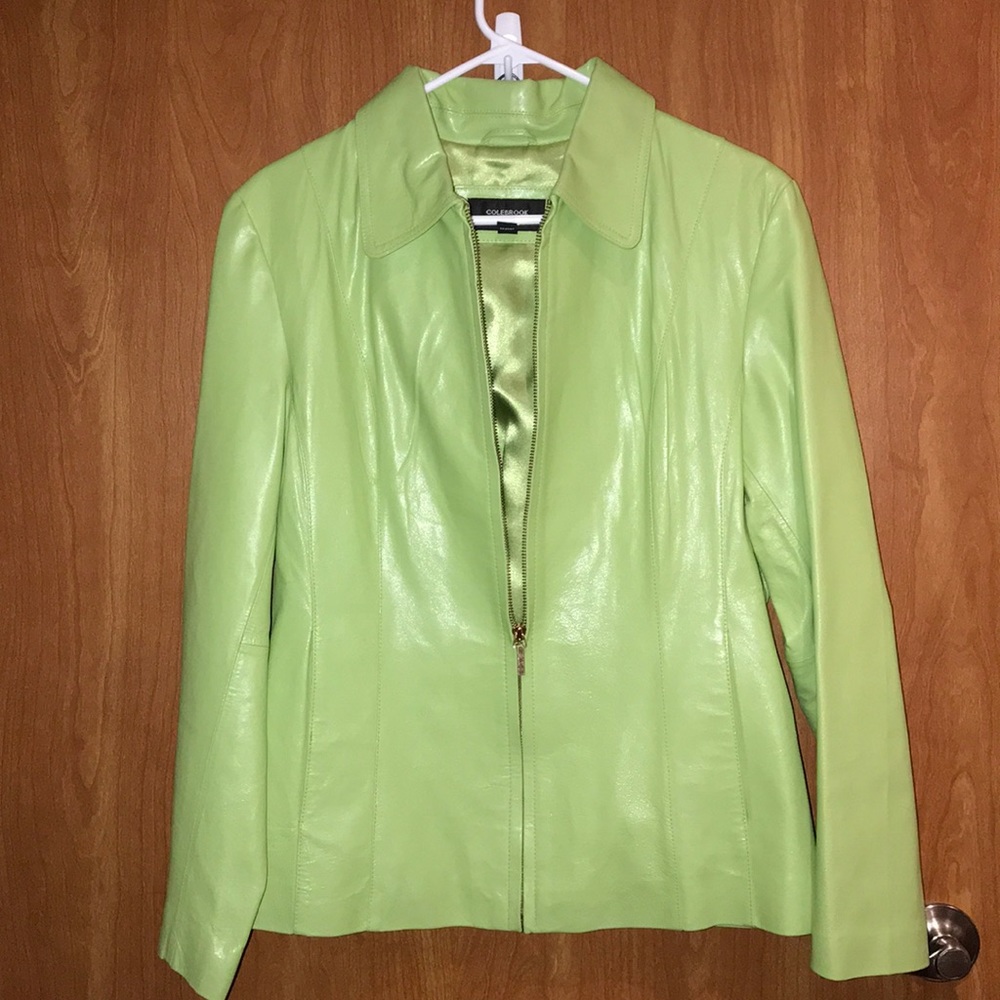 Lime Green Leather Jacket